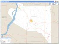 Hickman County, KY Wall Map Zip Code