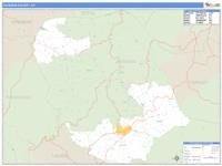Jackson County, KY Wall Map Zip Code