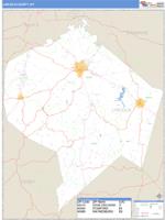 Lincoln County, KY Wall Map Zip Code