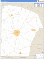 Logan County, KY Wall Map Zip Code