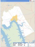 Lyon County, KY Wall Map Zip Code