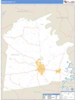 Mercer County, KY Wall Map Zip Code