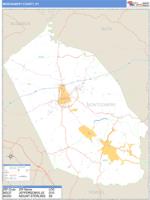 Montgomery County, KY Wall Map Zip Code
