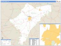 Nelson County, KY Wall Map Zip Code