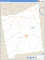 Pendleton County, KY Wall Map Zip Code