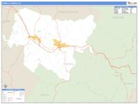 Powell County, KY Wall Map Zip Code