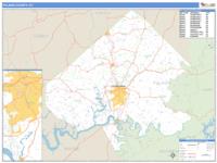 Pulaski County, KY Wall Map Zip Code