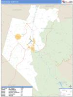 Rockcastle County, KY Wall Map Zip Code
