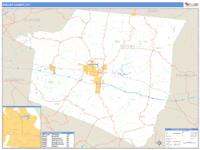 Shelby County, KY Wall Map Zip Code