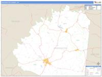Washington County, KY Wall Map Zip Code