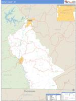 Whitley County, KY Wall Map Zip Code