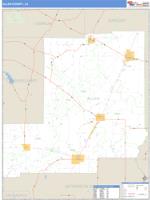 Allen County, LA Wall Map Zip Code