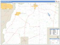 Beauregard County, LA Wall Map