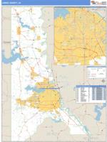 Caddo County, LA Wall Map