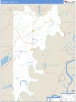 Catahoula County, LA Wall Map