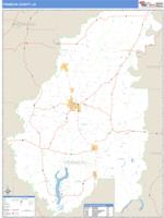 Franklin County, LA Wall Map