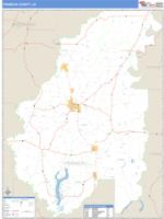 Franklin County, LA Wall Map