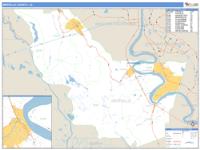 Iberville County, LA Wall Map Zip Code
