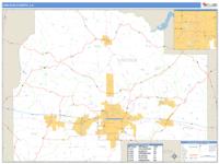 Lincoln County, LA Wall Map