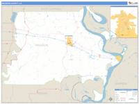 Madison County, LA Wall Map