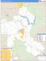 Natchitoches County, LA Wall Map