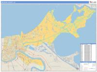Orleans County, LA Wall Map Zip Code