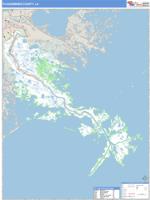 Plaquemines County, LA Wall Map