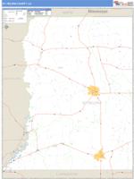 St. Helena County, LA Wall Map