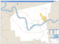 St. James County, LA Wall Map