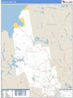 Franklin County, ME Wall Map Zip Code