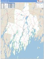 Lincoln County, ME Wall Map