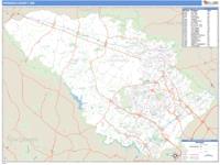 Howard County, MD Wall Map Zip Code