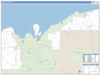 Alger County, MI Wall Map