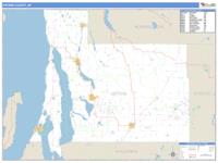 Antrim County, MI Wall Map Zip Code