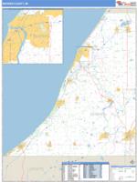 Berrien County, MI Wall Map