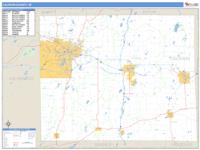 Calhoun County, MI Wall Map