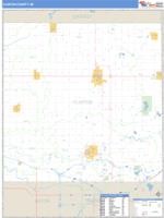 Clinton County, MI Wall Map Zip Code