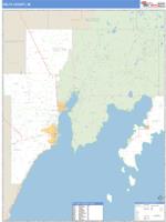 Delta County, MI Wall Map Zip Code