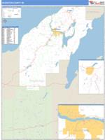 Houghton County, MI Wall Map Zip Code