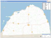 Huron County, MI Wall Map Zip Code