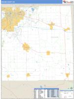 Ingham County, MI Wall Map Zip Code