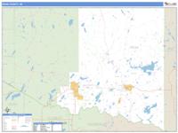 Iron County, MI Wall Map Zip Code