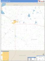 Kalkaska County, MI Wall Map Zip Code