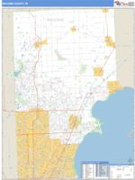 Macomb County, MI Wall Map Zip Code