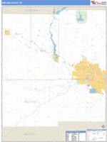 Midland County, MI Wall Map Zip Code