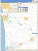 Ottawa County, MI Wall Map Zip Code