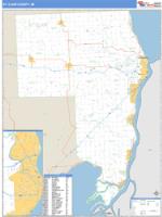 St. Clair County, MI Wall Map Zip Code