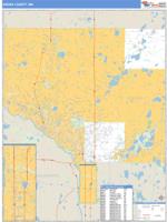 Anoka County, MN Wall Map Zip Code