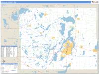 Douglas County, MN Wall Map Zip Code