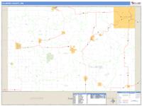 Fillmore County, MN Wall Map Zip Code